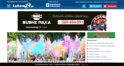 Desktop Screenshot of lukow24.pl