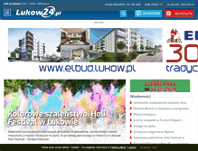 Tablet Screenshot of lukow24.pl